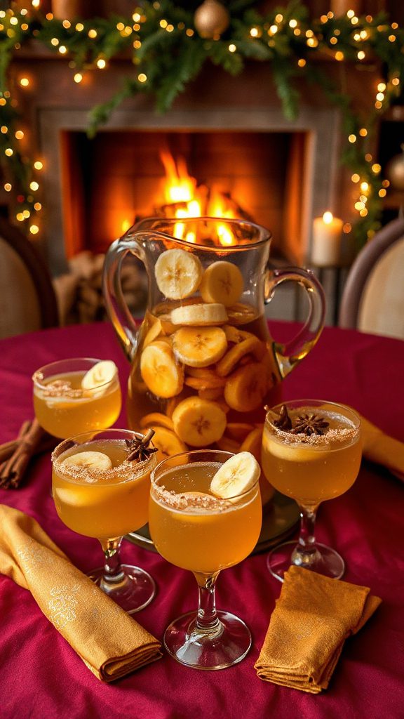 tropical spiced banana cocktail tropical spiced banana cocktail