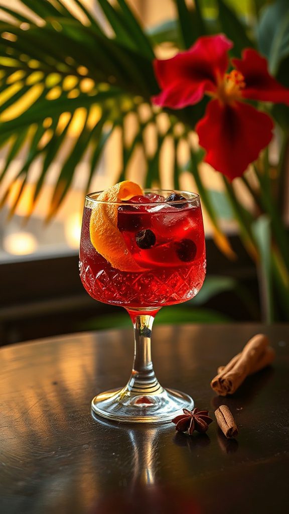 tropical spiced cocktail delight tropical spiced cocktail delight