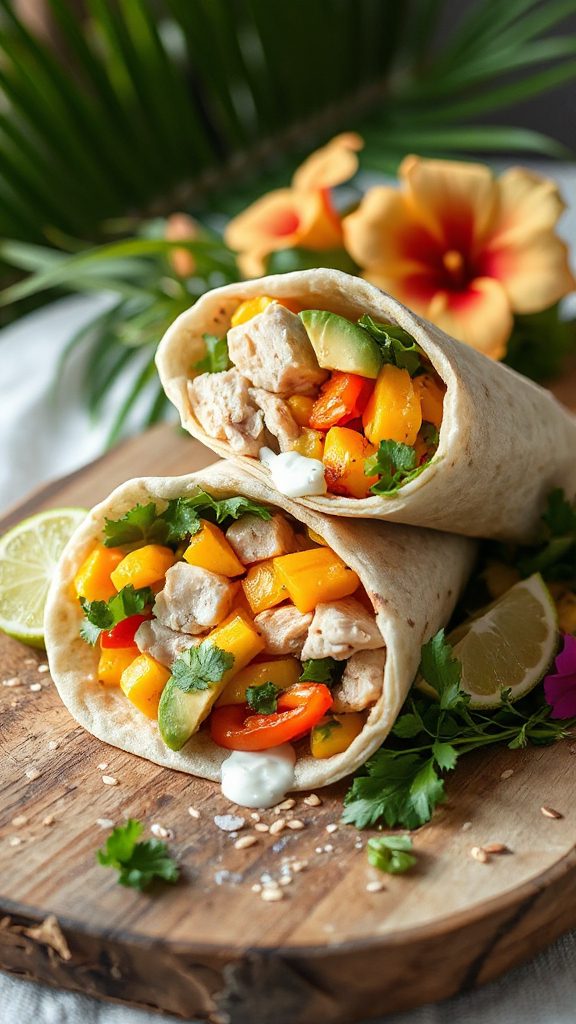 tropical tuna tasty wraps tropical tuna tasty wraps