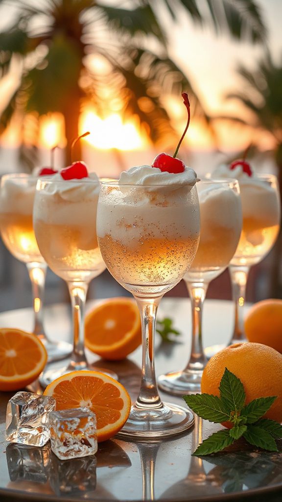 tropical vanilla cocktail delight