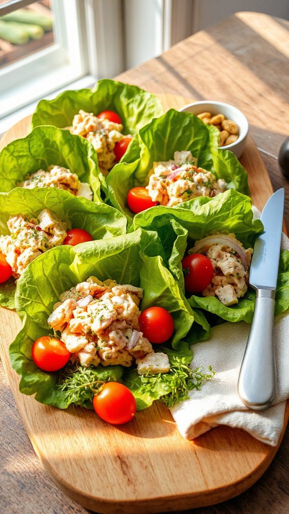 tuna salad lettuce wraps tuna salad lettuce wraps