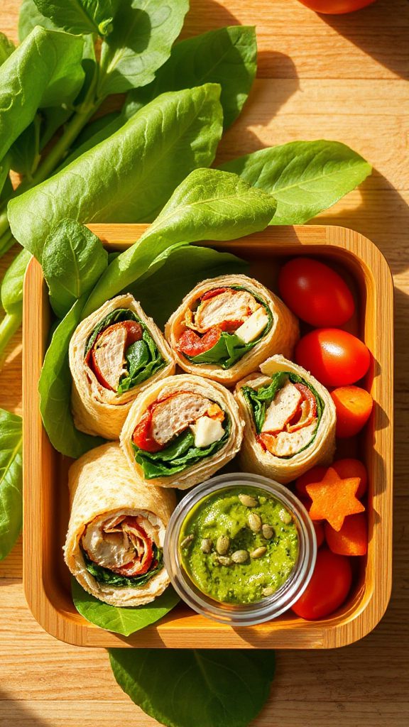 turkey and cheese roll ups