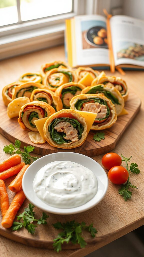 turkey and cheese rolls