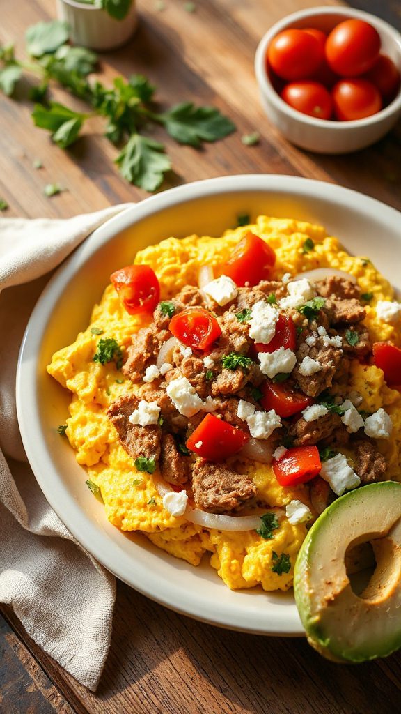 turkey and egg scramble turkey and egg scramble