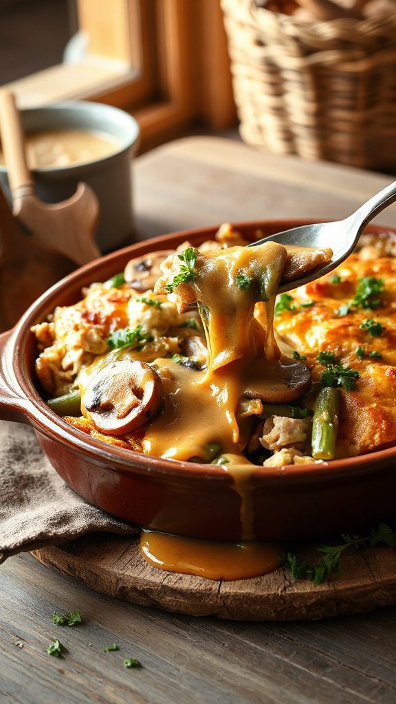 turkey and green bean casserole