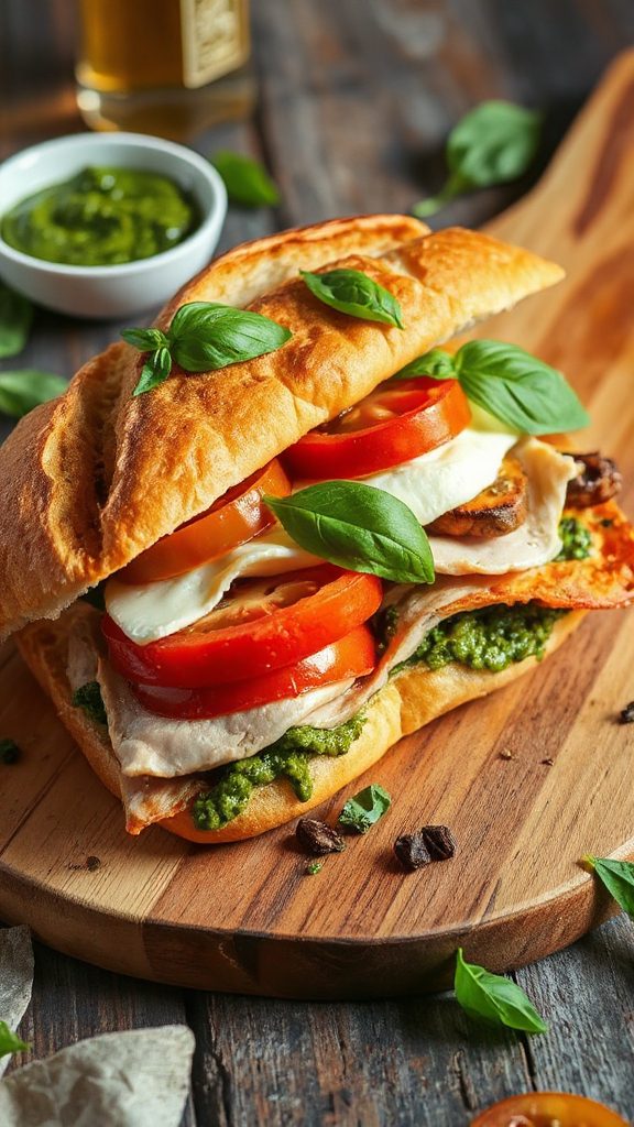 turkey caprese sandwich recipe turkey caprese sandwich recipe