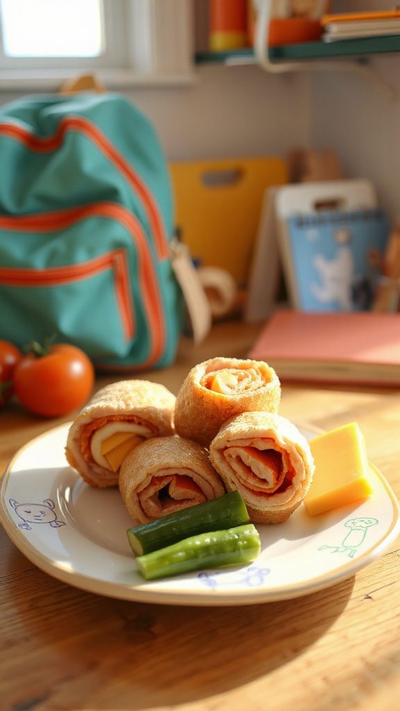 turkey cheese roll ups recipe
