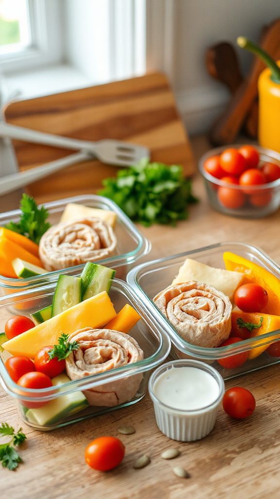 turkey cheese roll ups recipe