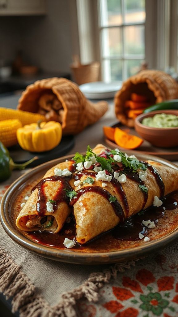 turkey enchiladas with mole