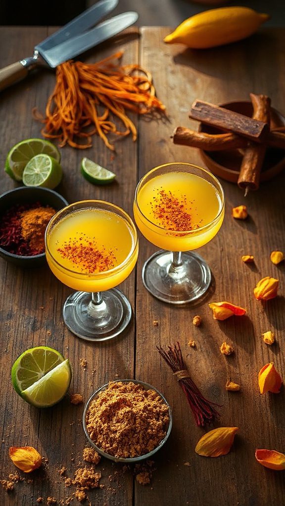 turmeric asafoetida citrus cocktail
