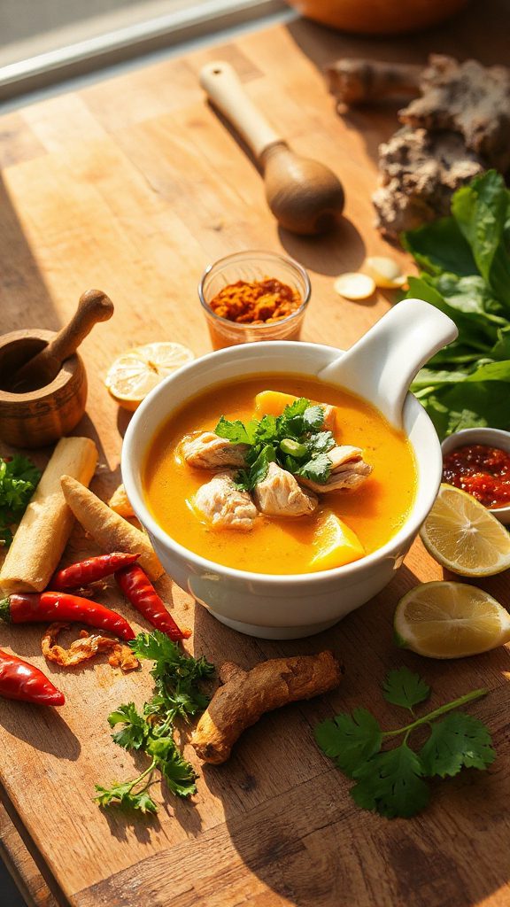 turmeric chicken soup recipe