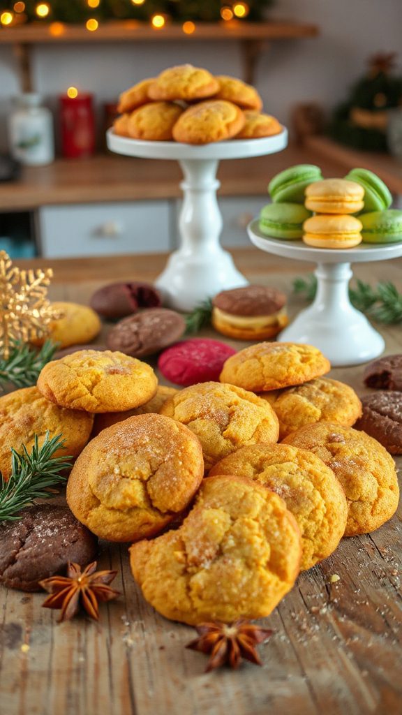 turmeric infused snickerdoodle cookies