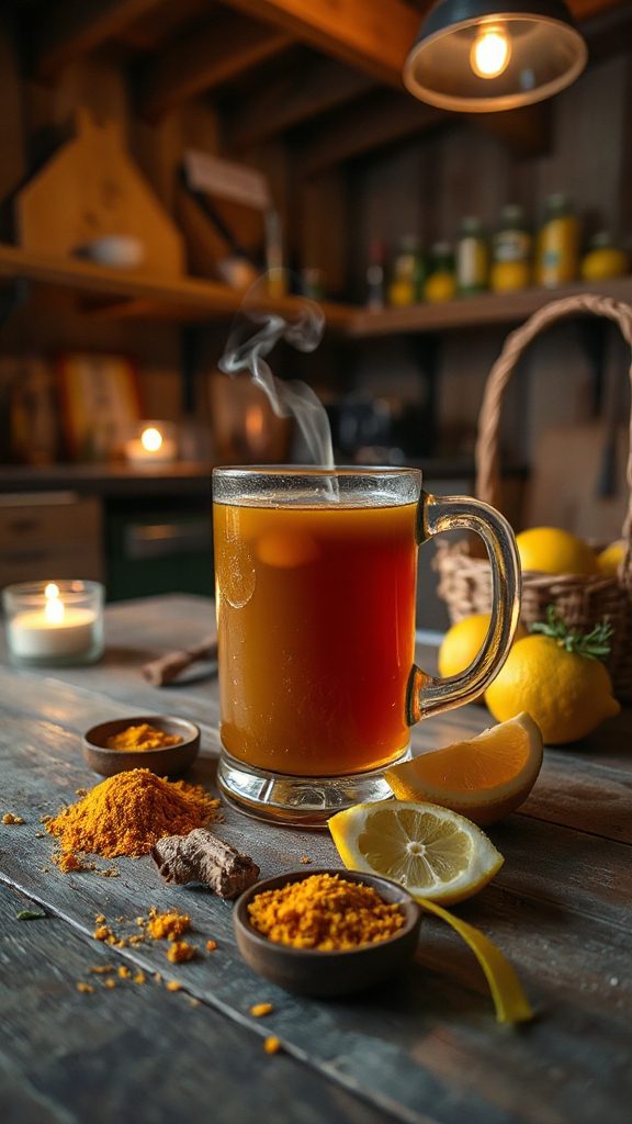turmeric lemon dandelion beverage recipe
