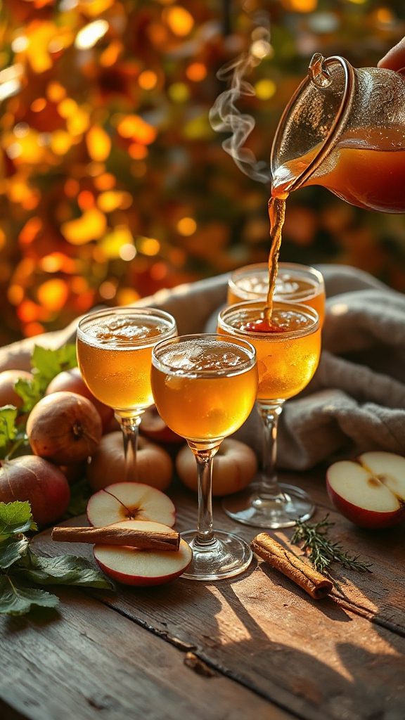 turnip apple cider cocktail