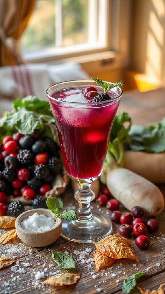turnip berry cocktail recipe