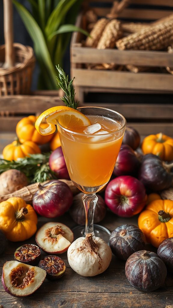 turnip infused spiced rum punch