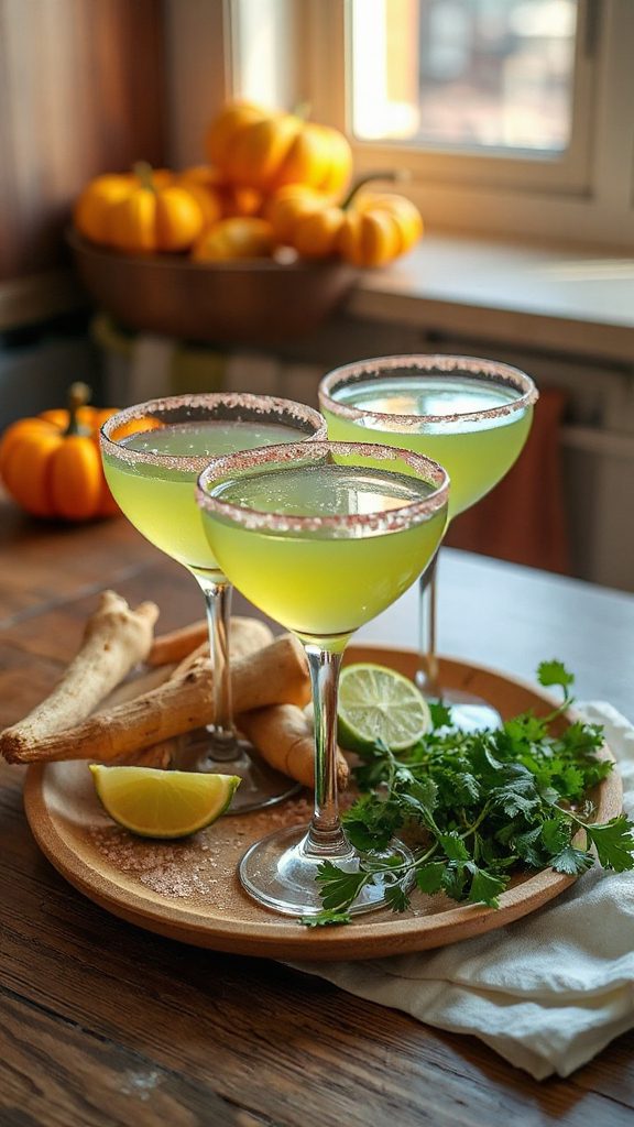 unique autumn cocktail creation