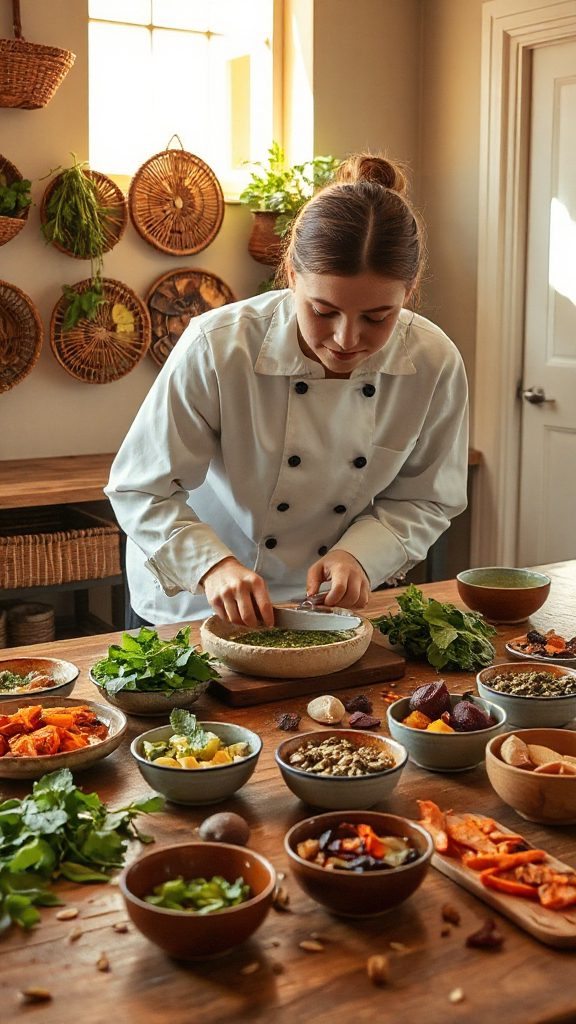 upcycled veggie egg scramble