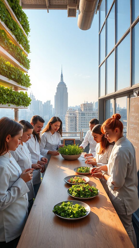 urban vertical farming dish