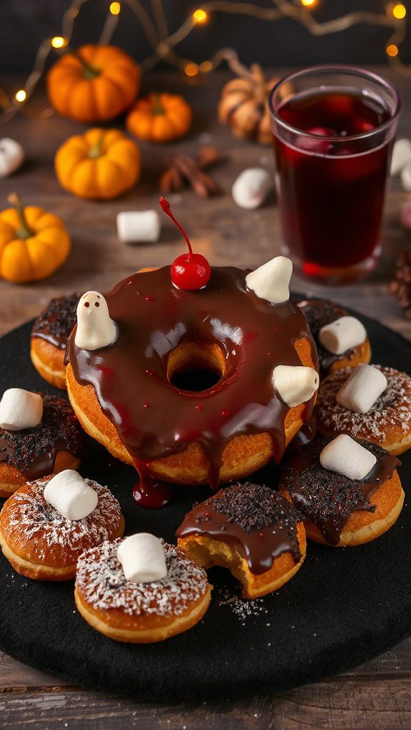 vampire bite halloween donuts vampire bite halloween donuts