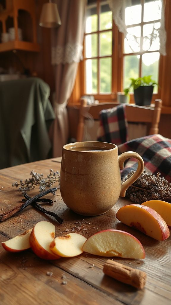 vanilla bean cider creation