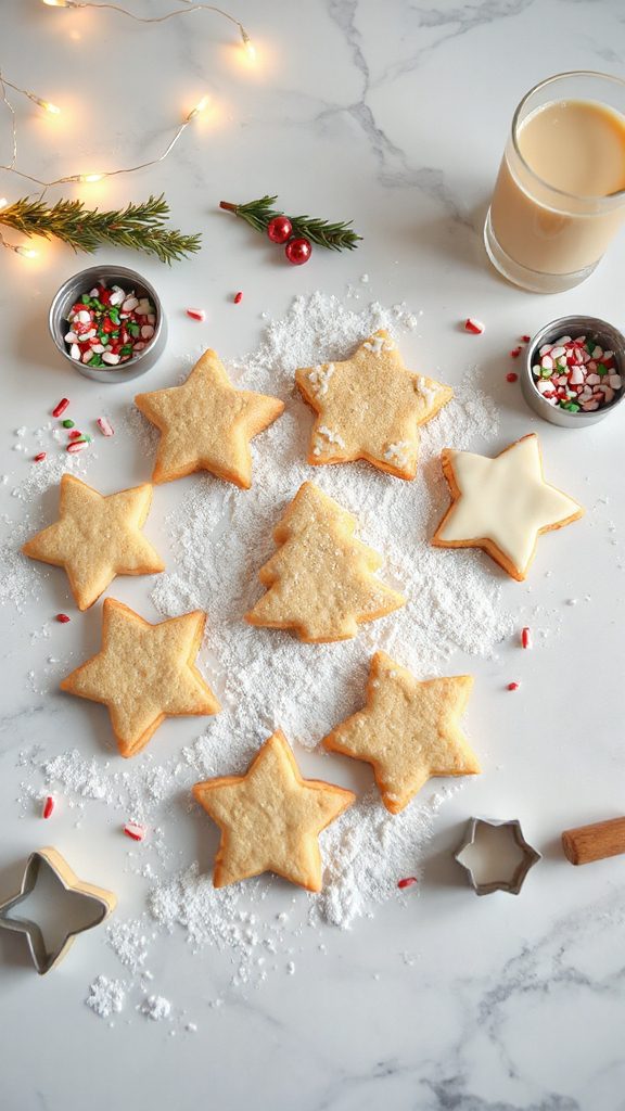 vanilla bean cookie sandwiches