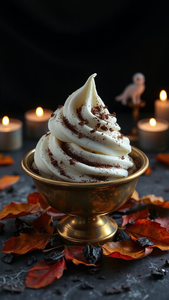 vanilla gelato with cocoa vanilla gelato with cocoa