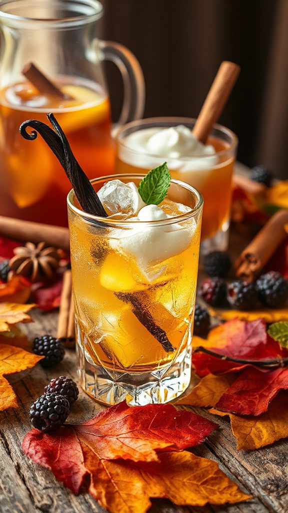 vanilla infused bourbon cocktail delight