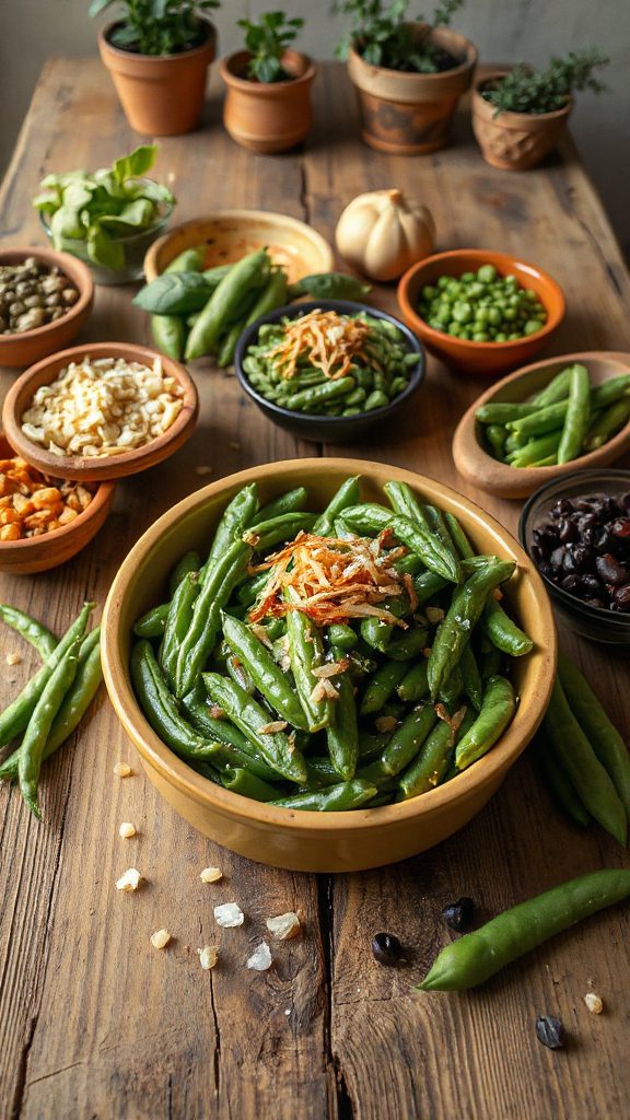variety enhances green bean casserole