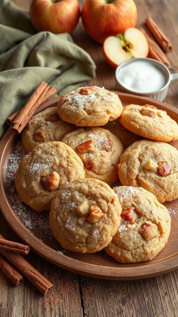 vegan apple cinnamon cookies
