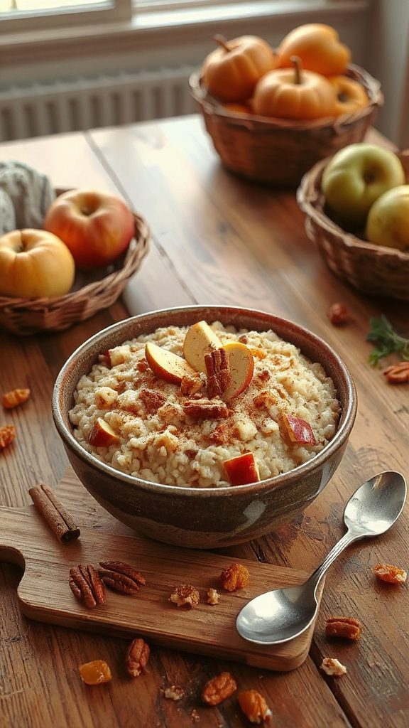 vegan apple cinnamon porridge vegan apple cinnamon porridge