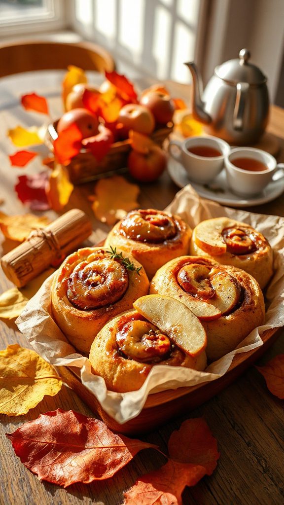 vegan apple cinnamon rolls
