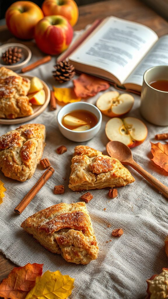vegan apple cinnamon scones recipe