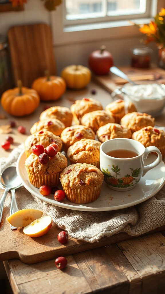 vegan apple cranberry muffins vegan apple cranberry muffins