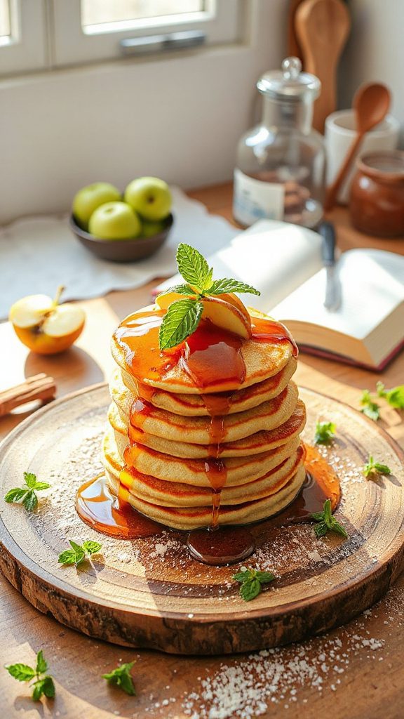 vegan apple pancakes recipe