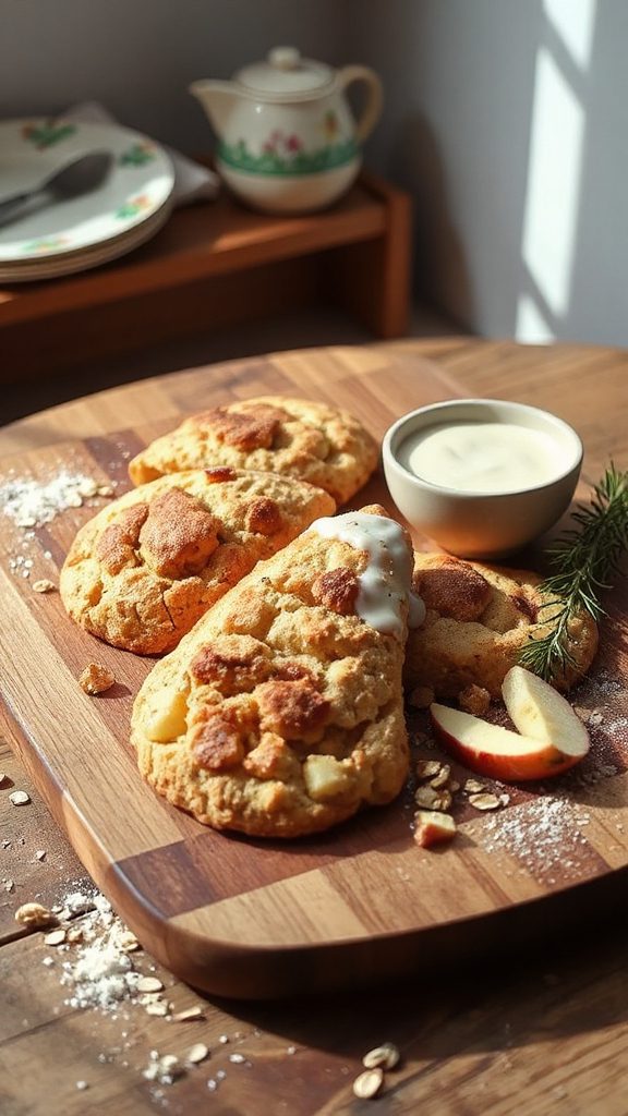 vegan apple scones recipe