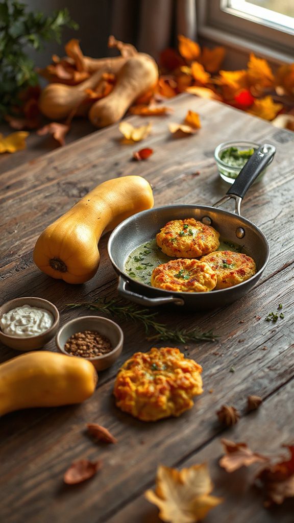 vegan butternut squash fritters vegan butternut squash fritters