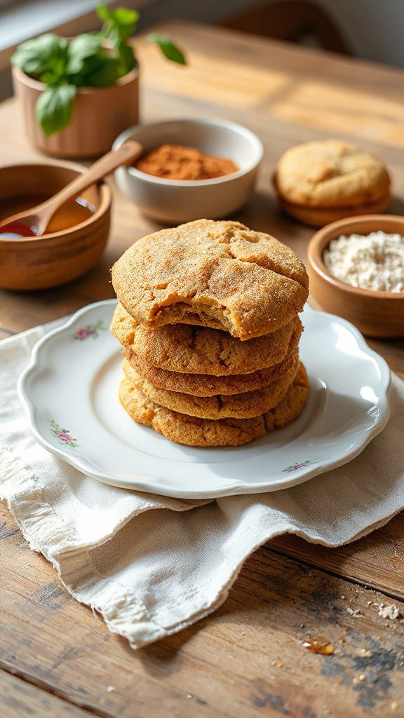 vegan cinnamon sugar cookies