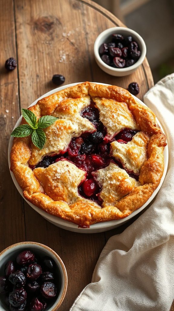 vegan cranberry elderberry crumble recipe