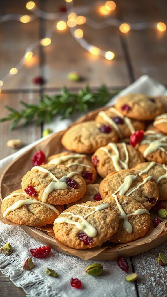 vegan cranberry pistachio cookies vegan cranberry pistachio cookies