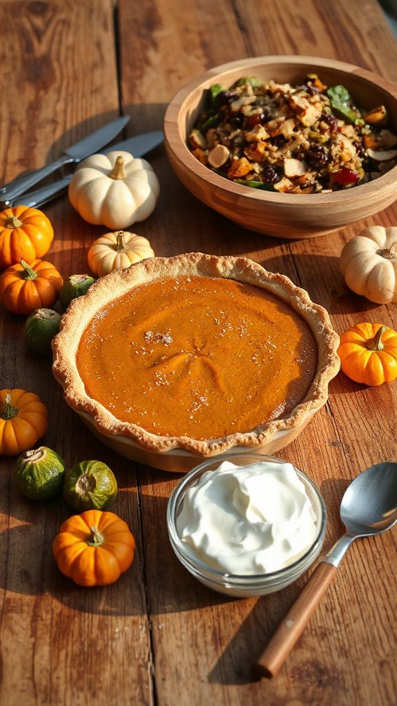 vegan creamy pumpkin pie