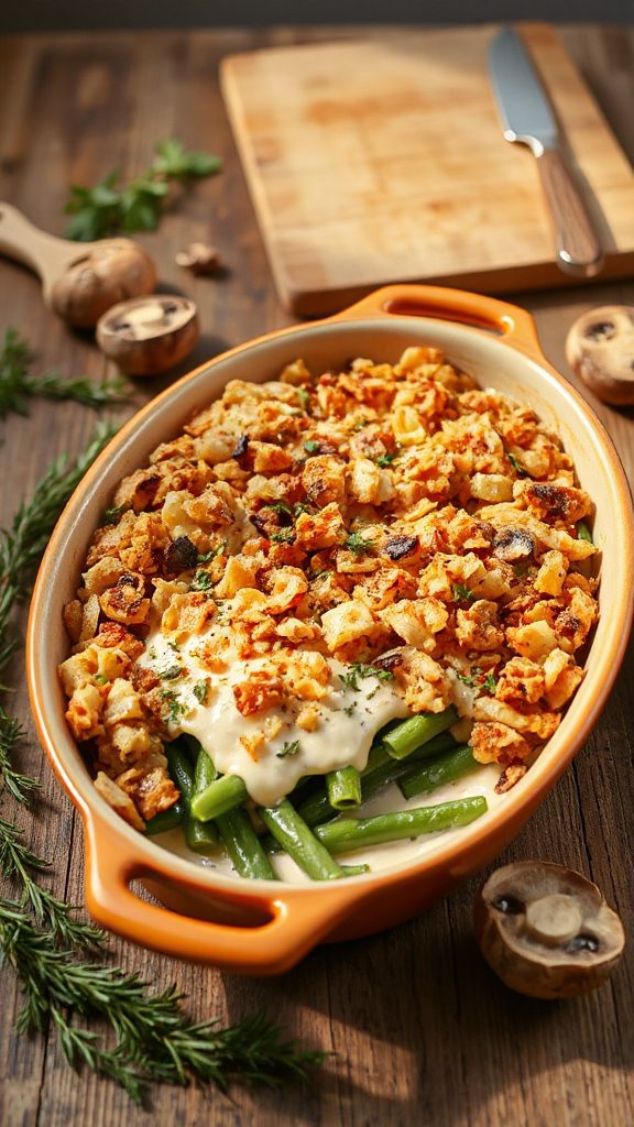 vegan green bean casserole