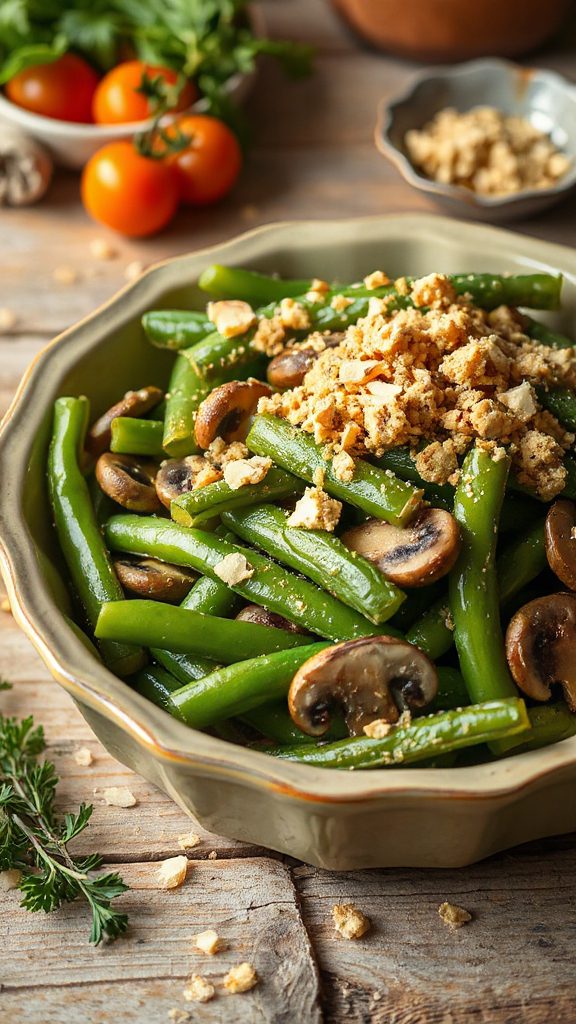 vegan green bean casserole alternative