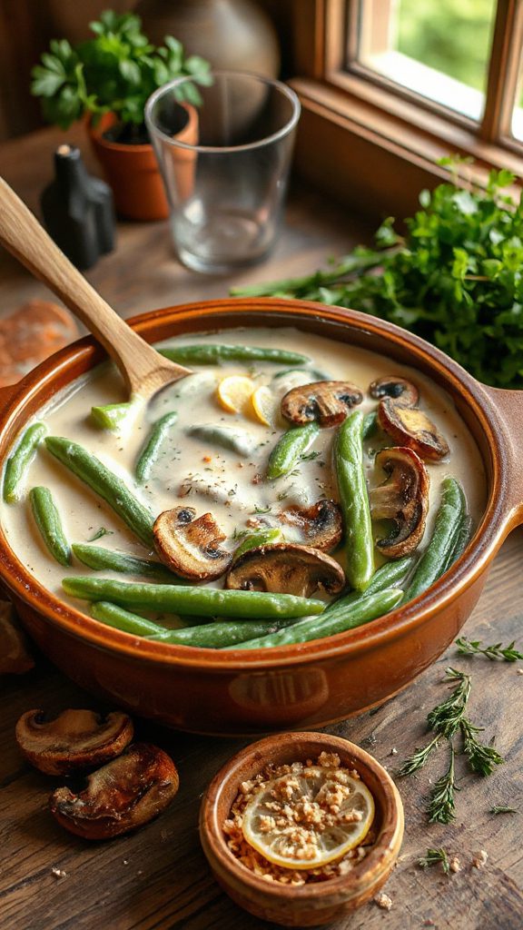 vegan green bean casserole