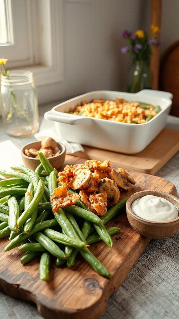 vegan green bean casserole