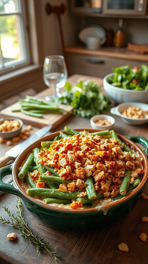 vegan green bean casserole recipe