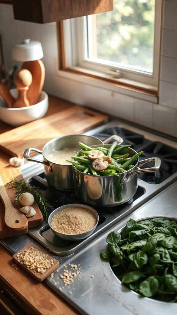 vegan green bean casserole recipe