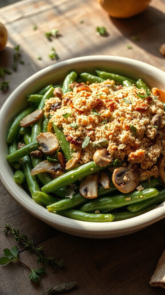 vegan green bean casserole