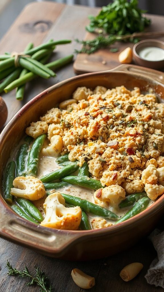 vegan green bean casserole