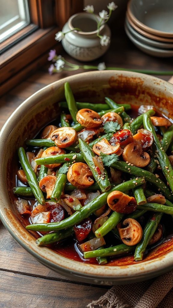 vegan green bean casserole